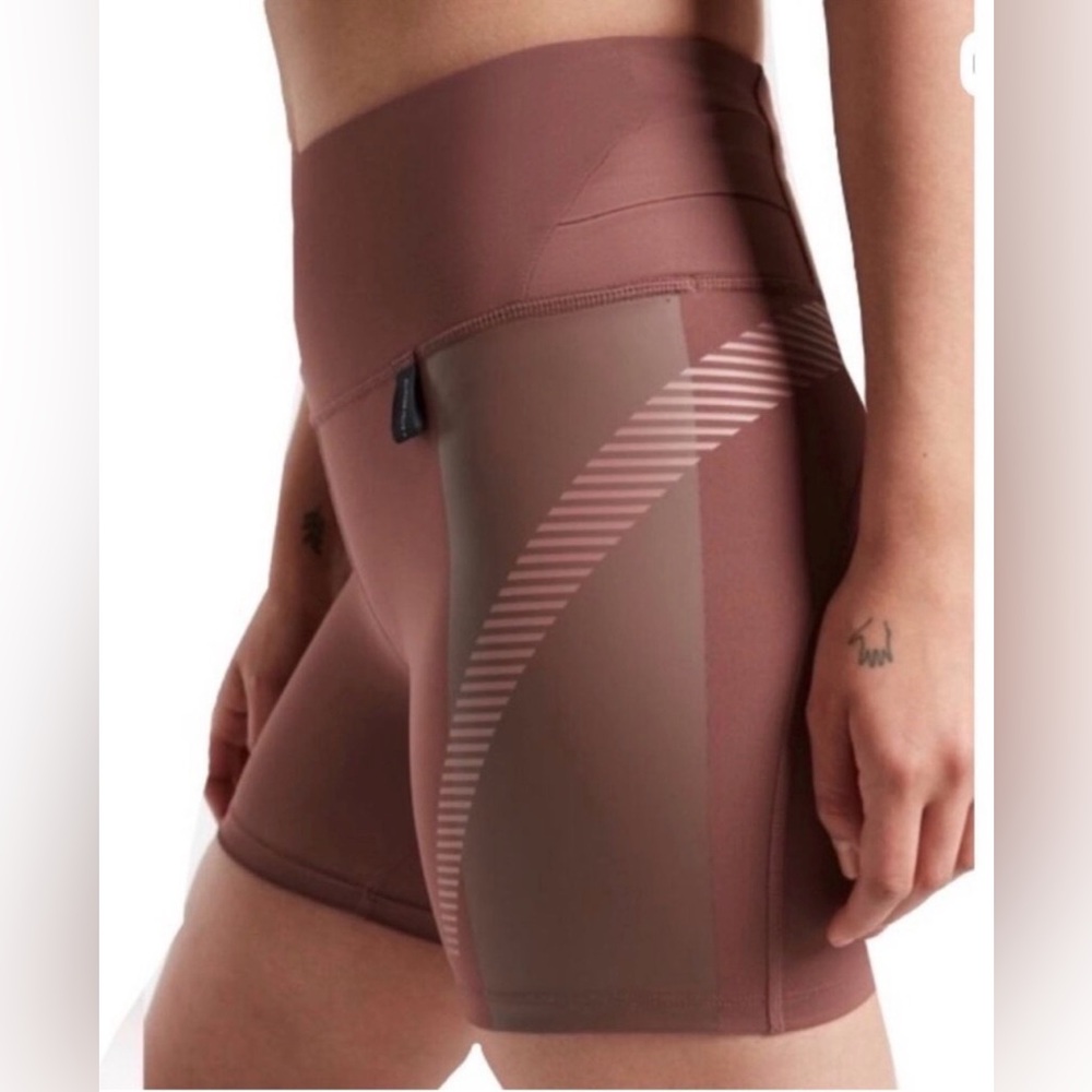 NWOT Athleta + Allyson Felix Sz XS Hearth Rose High-Rise Legend Shorts